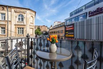 Фото номера Апартаменты с 2 спальнями Апартаменты Two bedrooms Kotlyarska г. Львов 41