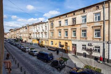 Фото номера Апартаменты с 2 спальнями Апартаменты Two bedrooms Kotlyarska г. Львов 42