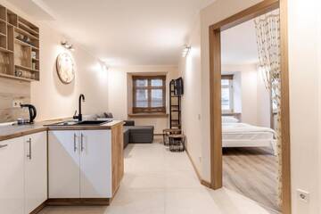 Фото номера Апартаменты с 1 спальней Апартаменты Staroevreyska timber apartment г. Львов 17