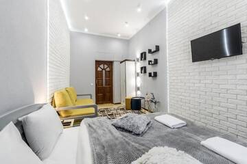 Фото номера Апартаменты с 1 спальней Апартаменты Chornovola blue apartment г. Львов 41