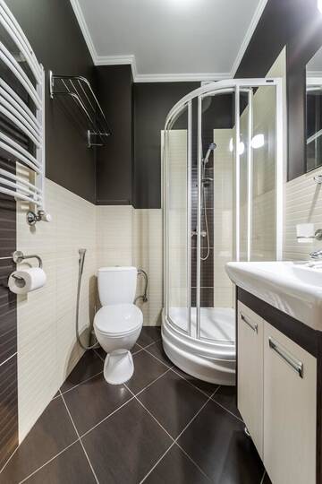 Фото номера Апартаменты с 1 спальней Апартаменты Apartment on Stavropihiiska Street 1 г. Львов 20