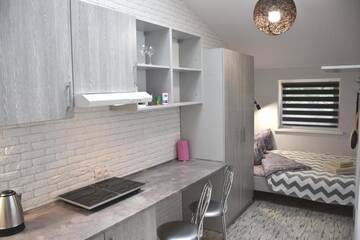 Фото номера Номер-студио с видом на сад Апартаменты Central Mansard Studios г. Львов 9