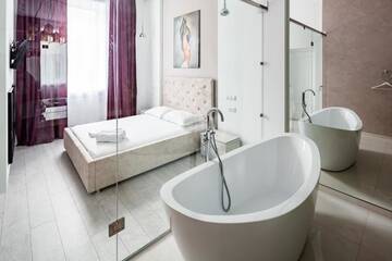 Фото номера Апартаменты Апартаменты Deluxe apartment in Horodotska 33 г. Львов 86