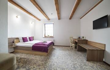 Фото номера Номер Делюкс (для 2 взрослых и 1 ребенка) Отель Coin Hotel г. Львов 7