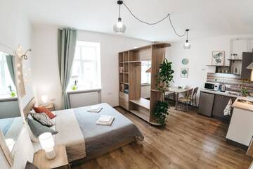 Фото номера Апартаменты-студио Апартаменты "Green Oasis Apartment" г. Львов 55