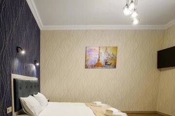 Фото номера Двухместный номер Делюкс с 1 кроватью и ванной Апарт-отели Mini Hotel Barvy Lvova on Hnatyuka St. г. Львов 37