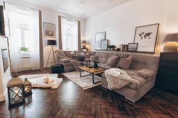 Фото номера Апартаменты с 1 спальней Апартаменты Scandinavian style of Lux Apartments in Lviv г. Львов 13