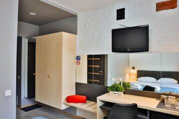 Фото номера Стандартный двухместный номер с 1 кроватью Апартаменты Apartment and Rooms TimetoSmile г. Львов 18