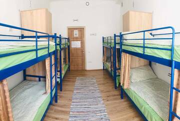 Фото номера Кровать в общем 8-местном номере для мужчин и женщин Хостелы Etno Hostel г. Львов 5
