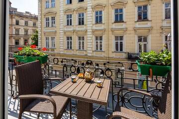 Фото номера Апартаменты с 2 спальнями Апартаменты LeoApart near Rynok Square with 2 bedrooms г. Львов 37