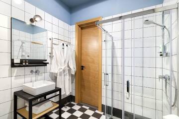 Фото номера Двухместный номер с 1 кроватью Отель FERENC Hotel &amp; Restaurant г. Львов 4