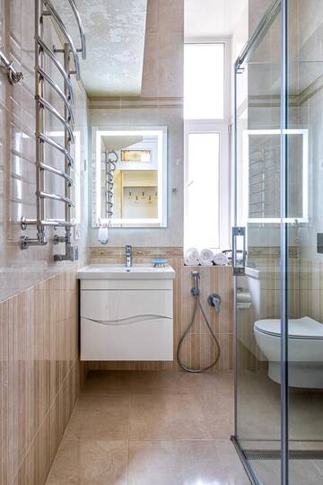 Фото номера Апартаменты с 2 спальнями Апартаменты 2 bedroom apartment Tykha street city center г. Львов 29