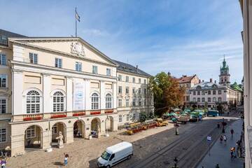 Фото номера Апартаменты с 1 спальней Апартаменты OnLviv Apartments 18 Rynok Square (14) г. Львов 17