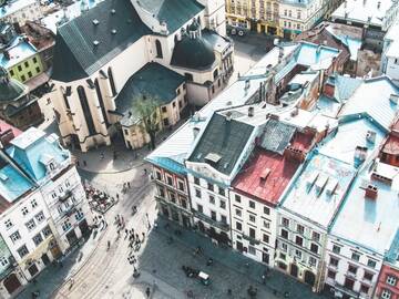 Фото номера Апартаменты с 1 спальней Апартаменты Luxury studio on Rynok square (quiet+balcony) г. Львов 33