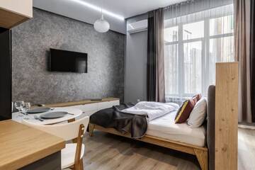 Фото номера Апартаменты с 1 спальней Апартаменты InLvivApartment on Popovycha str (3) г. Львов 26