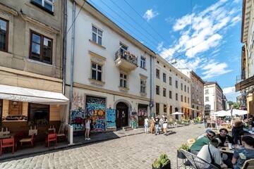 Фото номера Апартаменты с 1 спальней Апартаменты Nice apartments in Lviv г. Львов 15