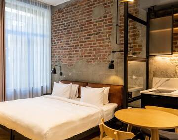 Фото номера Стандартный двухместный номер с 1 кроватью Апарт-отели Gruner Lviv Boutique hotel г. Львов 9