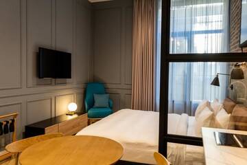 Фото номера Стандартный двухместный номер с 1 кроватью Апарт-отели Gruner Lviv Boutique hotel г. Львов 40