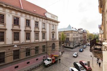Фото номера Апартаменты с 2 спальнями Апартаменты Slovatskogo apartment г. Львов 50