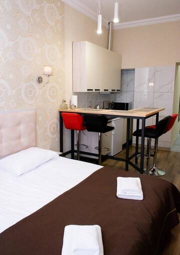 Фото номера Апартаменты-студио Апарт-отели Mini Hotel Barvy Lvova on Kostyushka St. г. Львов 17