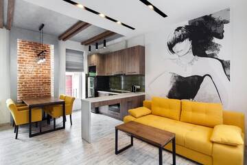 Фото номера Апартаменты с 2 спальнями Апартаменты LOFT apartment on Lychakivska street г. Львов 47