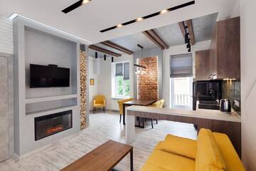 Фото номера Апартаменты с 2 спальнями Апартаменты LOFT apartment on Lychakivska street г. Львов 7