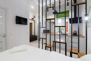 Фото номера Апартаменты с 1 спальней Апартаменты Loft-studio on Tamanska 8 г. Львов 8