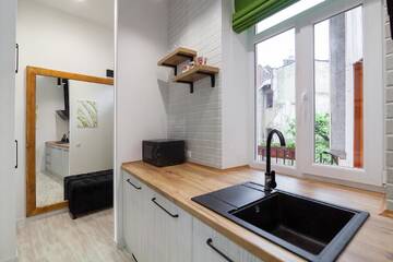 Фото номера Апартаменты с 1 спальней Апартаменты Loft-studio on Tamanska 8 г. Львов 9