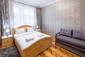 Фото номера Апартаменты с 2 спальнями Апартаменты Arkadija Svobody 31 г. Львов 17
