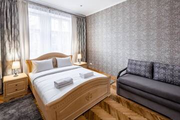 Фото номера Апартаменты с 2 спальнями Апартаменты Arkadija Svobody 31 г. Львов 40