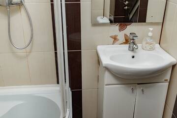 Фото номера Апартаменты с 2 спальнями Апартаменты Transitional Havryky Apartment г. Львов 21