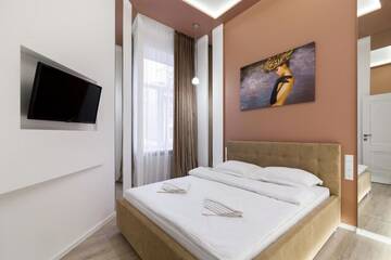 Фото номера Апартаменты с 2 спальнями Апартаменты Stylish Apartment in the old city г. Львов 57