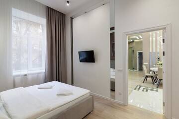 Фото номера Апартаменты с 2 спальнями Апартаменты Stylish Apartment in the old city г. Львов 11