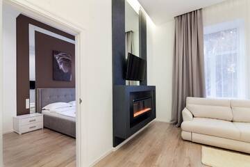 Фото номера Апартаменты с 2 спальнями Апартаменты Stylish Apartment in the old city г. Львов 19