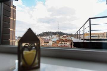 Фото номера Апартаменты с 2 спальнями Апартаменты High Castle view Apartment in center Lviv!!! г. Львов 53