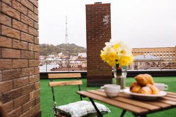 Фото номера Апартаменты с 2 спальнями Апартаменты High Castle view Apartment in center Lviv!!! г. Львов 16