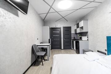 Фото номера Апартаменты с 1 спальней Апартаменты Balabana Blue Apartment г. Львов 19