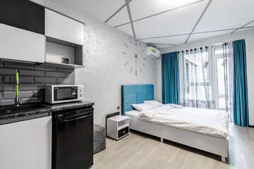 Фото номера Апартаменты с 1 спальней Апартаменты Balabana Blue Apartment г. Львов 7