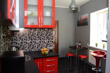 Фото номера Апартаменты с 1 спальней Апартаменты Modern Red Apartment г. Львов 14