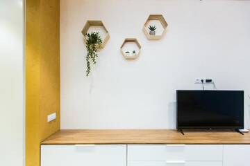 Фото номера Апартаменты с 1 спальней Апартаменты Светлая Студия 2М от Львовского Политехника г. Львов 40