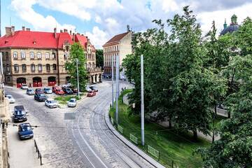 Фото номера Апартаменты с 1 спальней Апартаменты Danylo Halytsky Apartment г. Львов 25