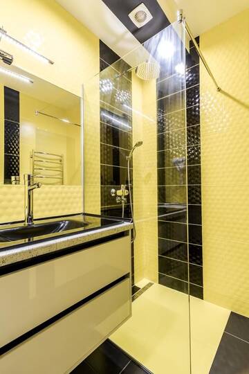 Фото номера Апартаменты с 1 спальней Апартаменты Balabana Yellow Apartment г. Львов 15