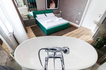 Фото номера Апартаменты с 2 спальнями Апартаменты Avangard Green Park Apartment г. Львов 101