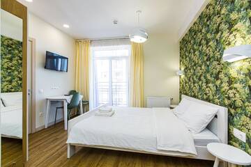Фото номера Апартаменты с 1 спальней Апартаменты BonApart Delux г. Львов 6