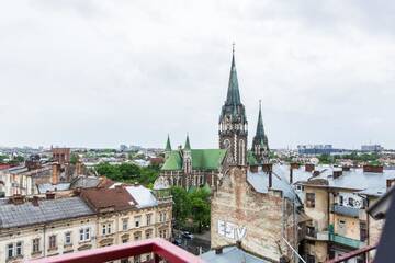 Фото номера Апартаменты с балконом Апартаменты BonApart Delux г. Львов 12